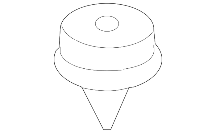New Genuine BMW Clip With Washer Natur (2010-2023) OE 07147145753