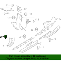 New Genuine BMW Clip (2007-2023) OE 07147152593