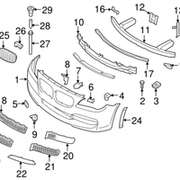 New Genuine BMW Fillister Head Screw (2009-2015) OE 07147220383