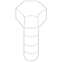 New Genuine BMW Fillister Head Screw (2009-2015) OE 07147220383