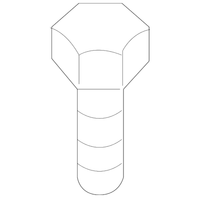 New Genuine BMW Fillister Head Screw (2009-2015) OE 07147220383