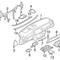 Pack of 10 New Genuine BMW Clamp (2008-2023) OE 07147321144