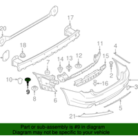 New Genuine BMW Hexagon Screw For Plastic (1996-2023) OE 07149110670