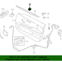 New Genuine BMW Plug In Retainer (2000-2013) OE 07149158194