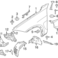 New Genuine BMW Clamp (2011-2019) OE 07149241763