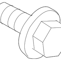 New Genuine Nissan / Infiniti Screw 081686162A OEM