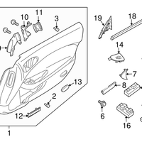 New Genuine Nissan / Infiniti Screw 081686162A OEM