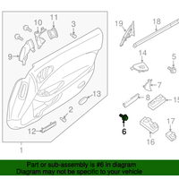 New Genuine Nissan / Infiniti Screw 081686162A OEM