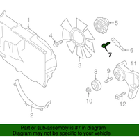 New Genuine Nissan / Infiniti Bolt Flange, Hexgon 081A66121A / 081A6-6121A OEM