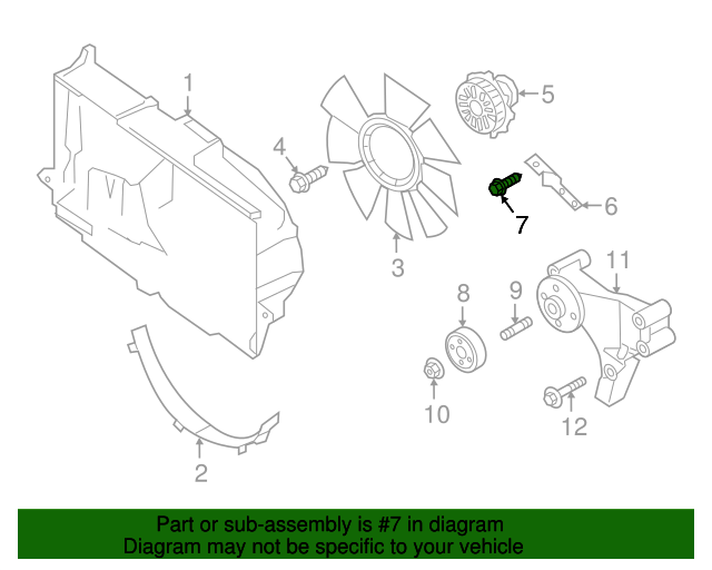 New Genuine Nissan / Infiniti Bolt Flange, Hexgon 081A66121A / 081A6-6121A OEM