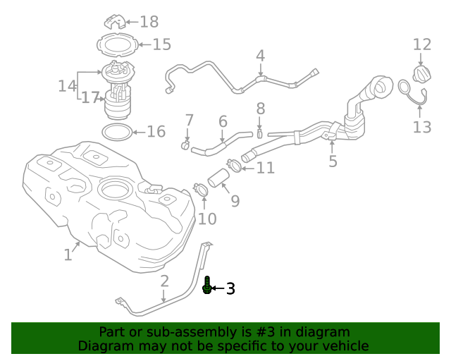 New Genuine Nissan Bolt OE 081B88301A