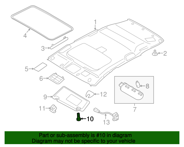 New Genuine Nissan / Infiniti Screw 0854351642 OEM