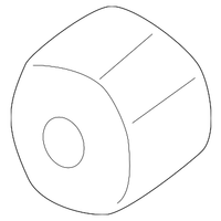 Genuine Nissan Nut OEM 089113401A