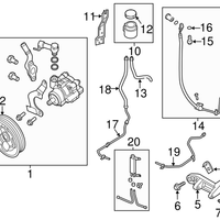 Pack of 10 Genuine Nissan Washer Lock OEM 089151421A