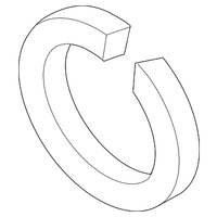 Pack of 10 Genuine Nissan Washer Lock OEM 089151421A