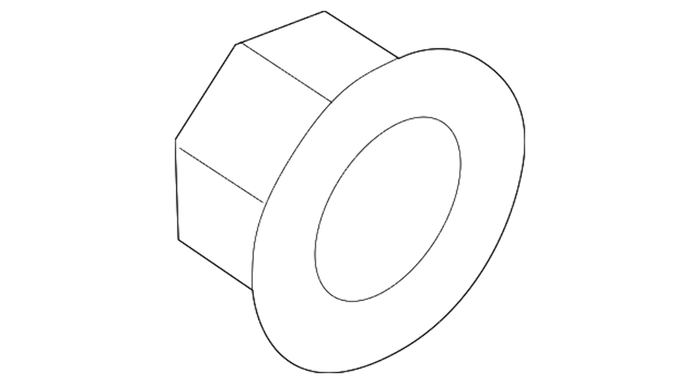 New Genuine Nissan Side Mount Flange Nut Flange Hex (2003-2023) OE 089183442A