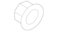 New Genuine Nissan Side Mount Flange Nut Flange Hex (2003-2023) OE 089183442A