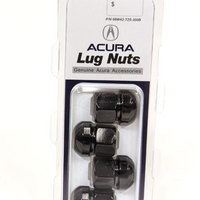 New Genuine Acura MDX Wheel Lug Nut Set Black (2019-2022) OE 08W42TZ5200B