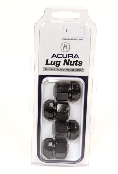 New Genuine Acura MDX Wheel Lug Nut Set Black (2019-2022) OE 08W42TZ5200B