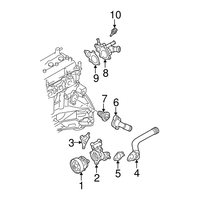 New Genuine Nissan Outlet Water 11060EA005 / 11060-EA005 OEM