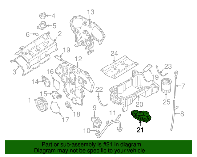 New Genuine Infiniti Pan Assy-Oil 111104W010 OEM