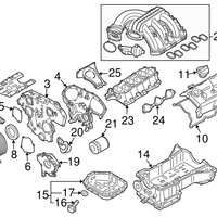 Genuine Nissan Pan Assy Oil OEM 11110ZS00A