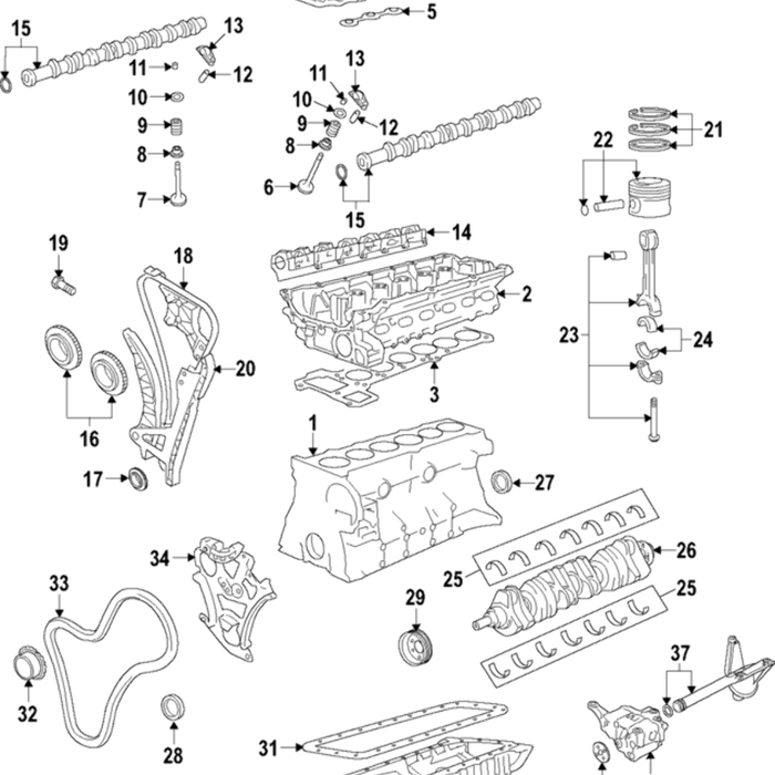 New Genuine BMW Cylinder Head Gasket Asbesto (2007-2016) OE 11127557266