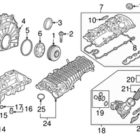 New Genuine BMW Profile Gasket (2016-2021) OE 11128633750