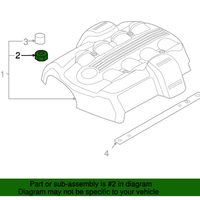 New Genuine BMW Rubber Grommet (2000-2013) OE 11142247316