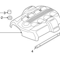 New Genuine BMW Rubber Grommet (2000-2013) OE 11142247316
