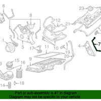 New Genuine BMW Gasket Steel (2002-2010) OE 11147506425