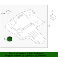 New Genuine BMW Rubber Mounting (2014-2023) OE 11147799108