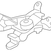 New Genuine Nissan Insulator-Engine Mounting,Lh 112201AA0A / 11220-1AA0A OEM
