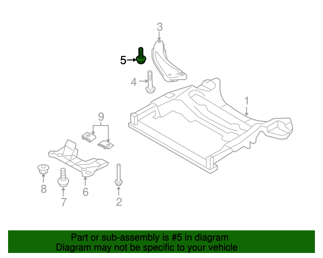 New Genuine Nissan / Infiniti Bolt 11298CA015 / 11298-CA015 OEM