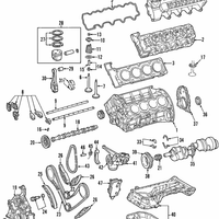 New Genuine Mercedes-Benz Engine Rocker Valve Cover Gasket Left (1998-2011) OE