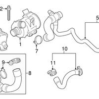 New Genuine BMW Engine Coolant Water Pump Bolt Asa (2012-2018) OE 11517602125
