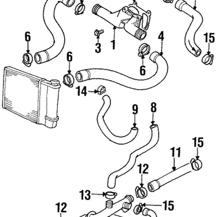 New Genuine BMW Gasket Asbestos Free (1991-1995) OE 11531721172