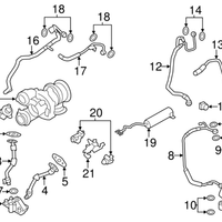 New Genuine BMW Return Hose (2011-2012) OE 11537595603