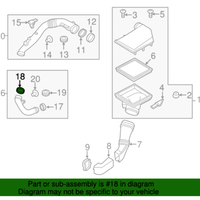 New Genuine BMW Hose Clamp (2010-2017) OE 11617786528
