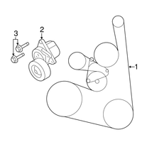 Genuine Nissan OE Belt-Fan 11720-4BA0B