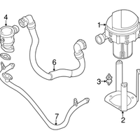 New Genuine BMW Pressure Hose Assembly (1999-2003) OE 11721435456
