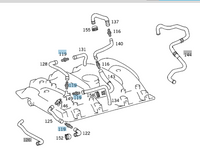 New Genuine Mercedes-Benz Connector Cylinder H 1179901578 OEM