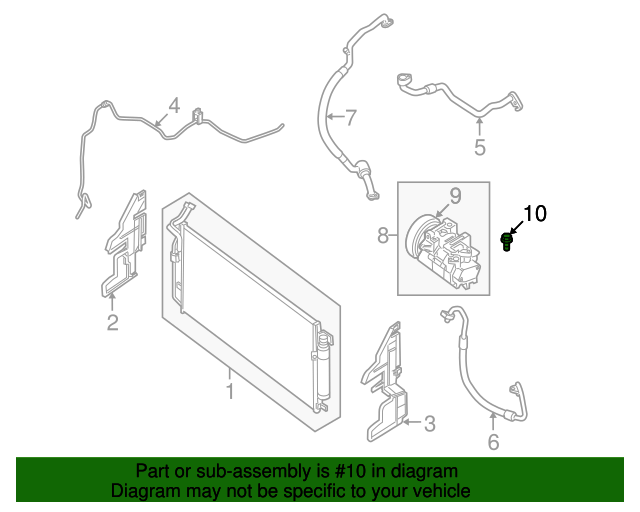 New Genuine Nissan Bolt OE 11916JA00C