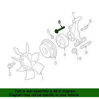 New Genuine Nissan / Infiniti Bolt 11916ZN50A / 11916-ZN50A OEM