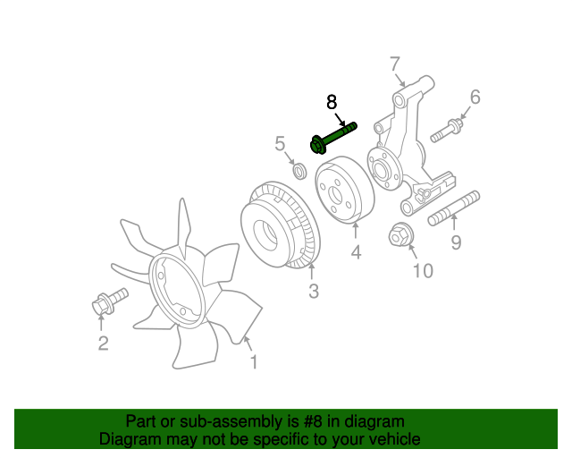 New Genuine Nissan / Infiniti Bolt 11916ZN50A / 11916-ZN50A OEM