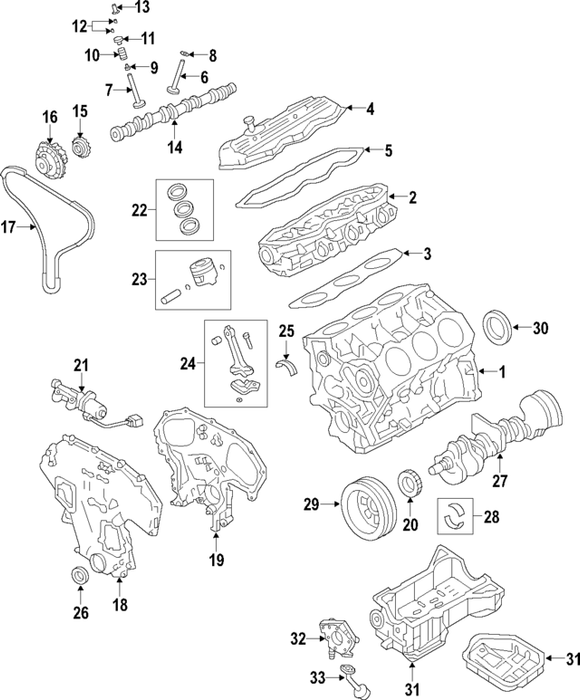 New Genuine Nissan Bearing-Crankshaft 12207EA200 / 12207-EA200 OEM