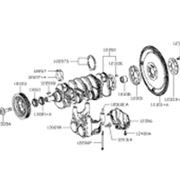 New Genuine Nissan Infiniti Engine Crankshaft Bearing Standard (2016-2023) OE