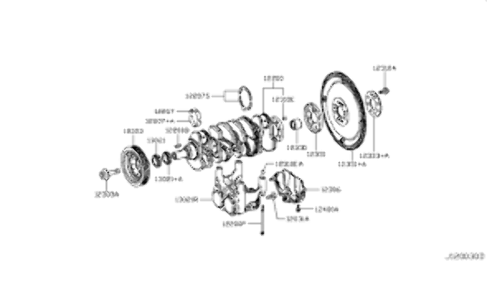 New Genuine Nissan Infiniti Engine Crankshaft Bearing Standard (2016-2023) OE