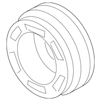 New Genuine Nissan Pulley-Crankshf OE 12303JA00A