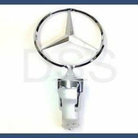 Genuine Mercedes-Benz Hood Emblem Star Ornament (1984-1993) OE 124880008667